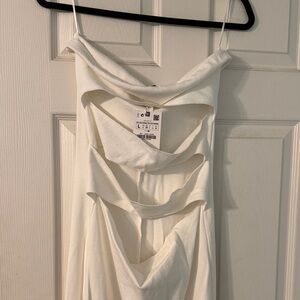 Zara Strapless White Dress